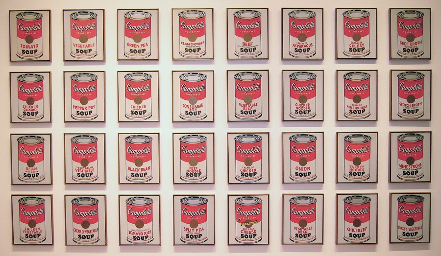 Andy Warhol Campbell's Soup Cans — フェリーチェ像(MoMA、ニューヨーク)